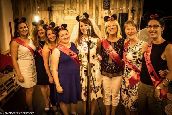 Hen Do singing Greatest Showman